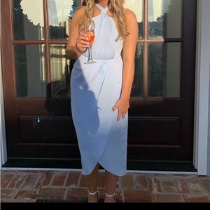 Gianni Bini light Blue midi dress